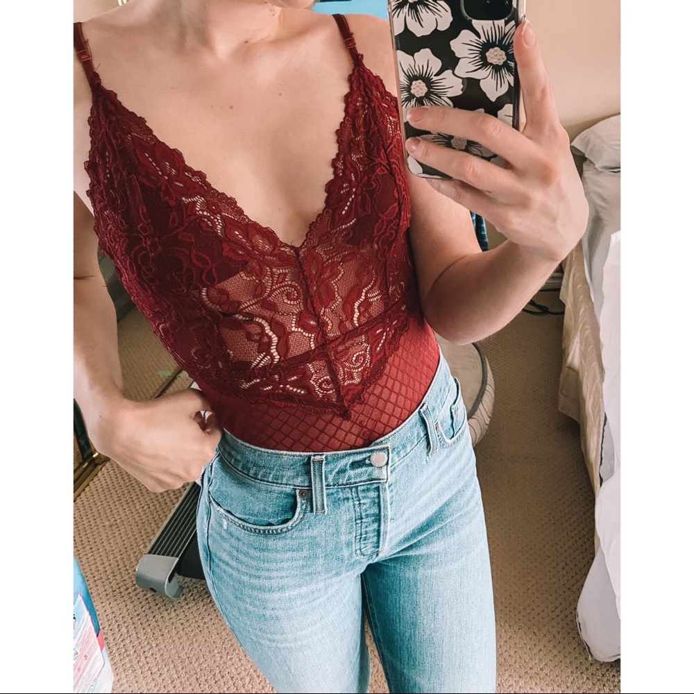 Lace bodysuit from beginning boutique